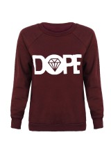 Dope Sweatshirts Jumper (Wine)